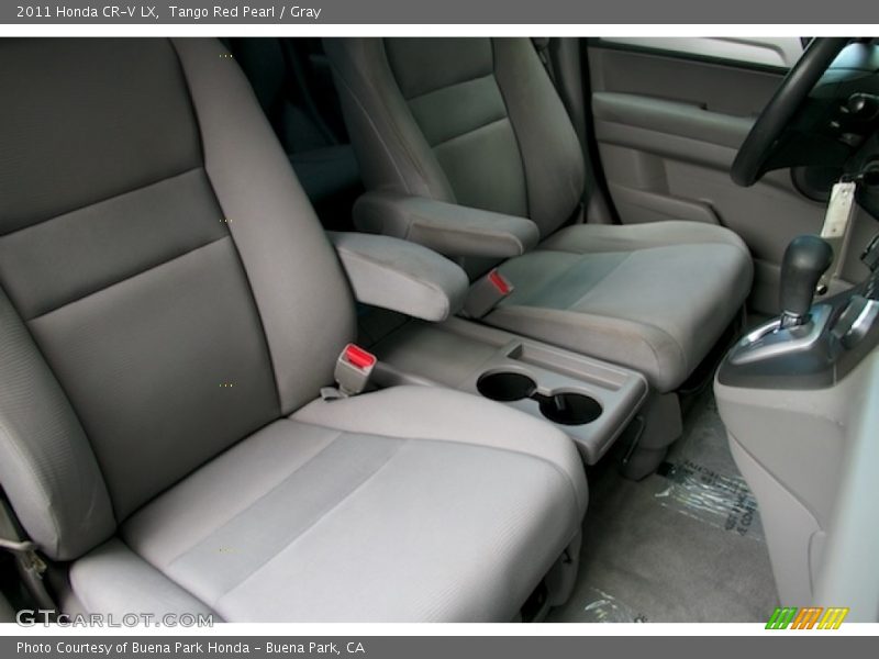 Tango Red Pearl / Gray 2011 Honda CR-V LX