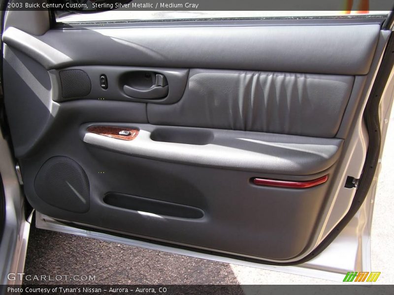 Sterling Silver Metallic / Medium Gray 2003 Buick Century Custom