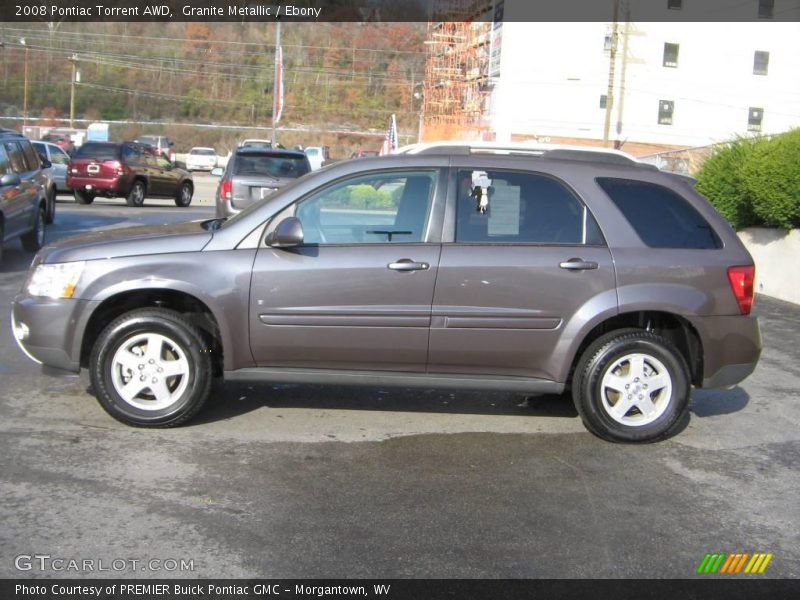 Granite Metallic / Ebony 2008 Pontiac Torrent AWD