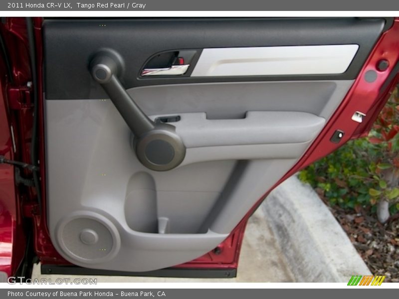 Tango Red Pearl / Gray 2011 Honda CR-V LX