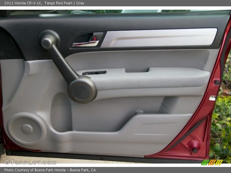 Tango Red Pearl / Gray 2011 Honda CR-V LX