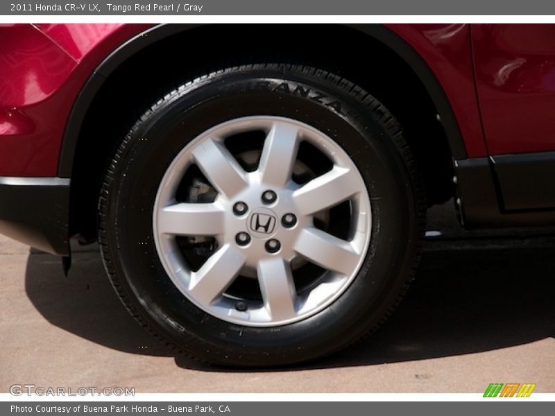 Tango Red Pearl / Gray 2011 Honda CR-V LX