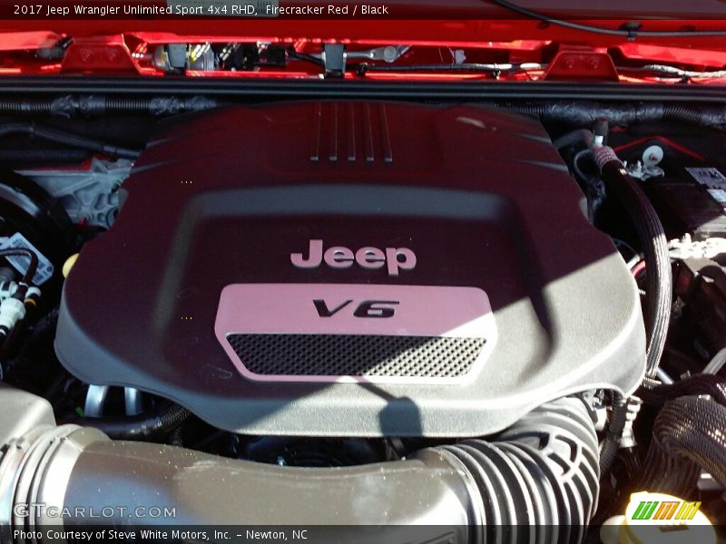 Firecracker Red / Black 2017 Jeep Wrangler Unlimited Sport 4x4 RHD