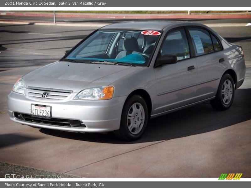 Front 3/4 View of 2001 Civic LX Sedan