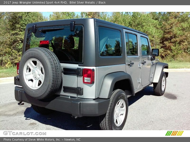 Billet Silver Metallic / Black 2017 Jeep Wrangler Unlimited Sport 4x4 RHD