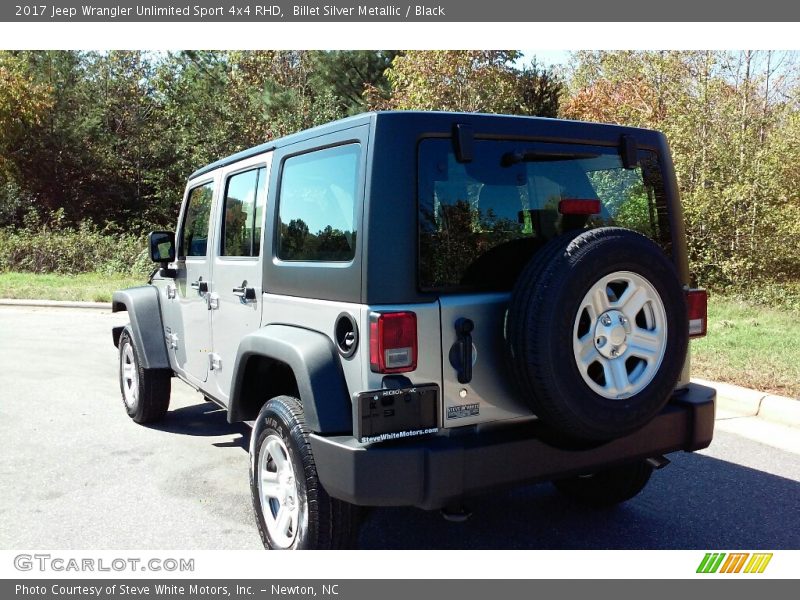 Billet Silver Metallic / Black 2017 Jeep Wrangler Unlimited Sport 4x4 RHD
