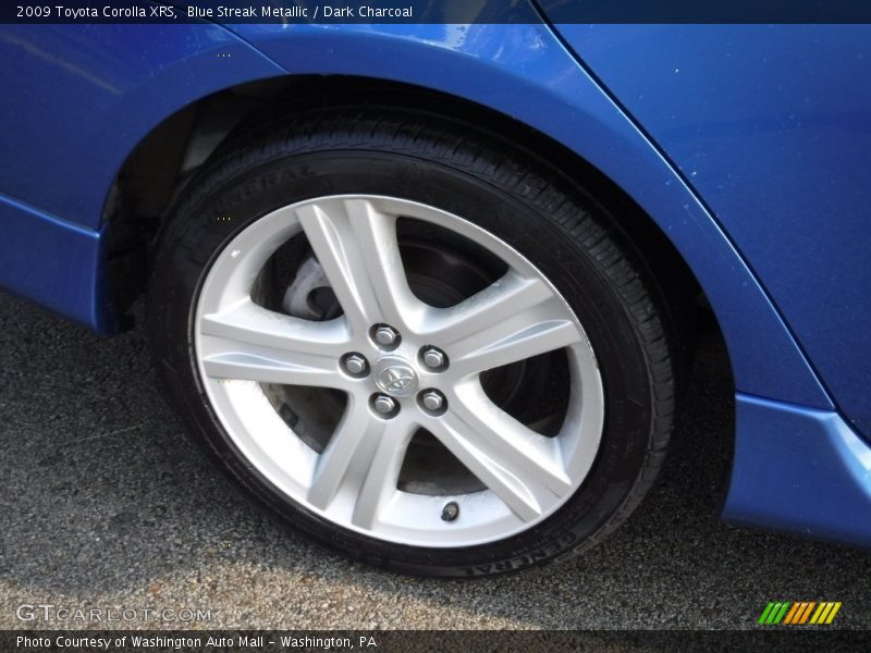 Blue Streak Metallic / Dark Charcoal 2009 Toyota Corolla XRS