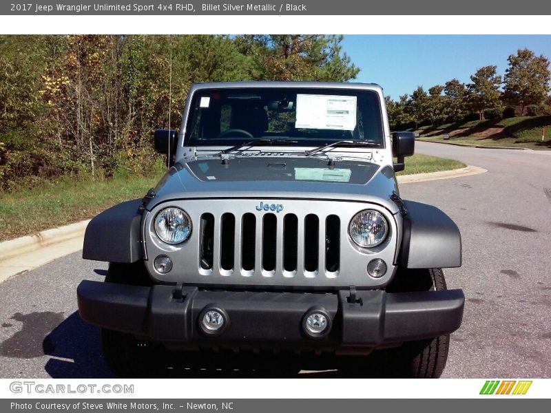 Billet Silver Metallic / Black 2017 Jeep Wrangler Unlimited Sport 4x4 RHD