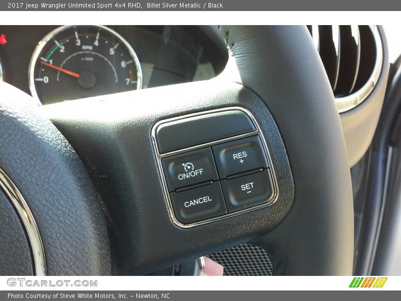 Billet Silver Metallic / Black 2017 Jeep Wrangler Unlimited Sport 4x4 RHD