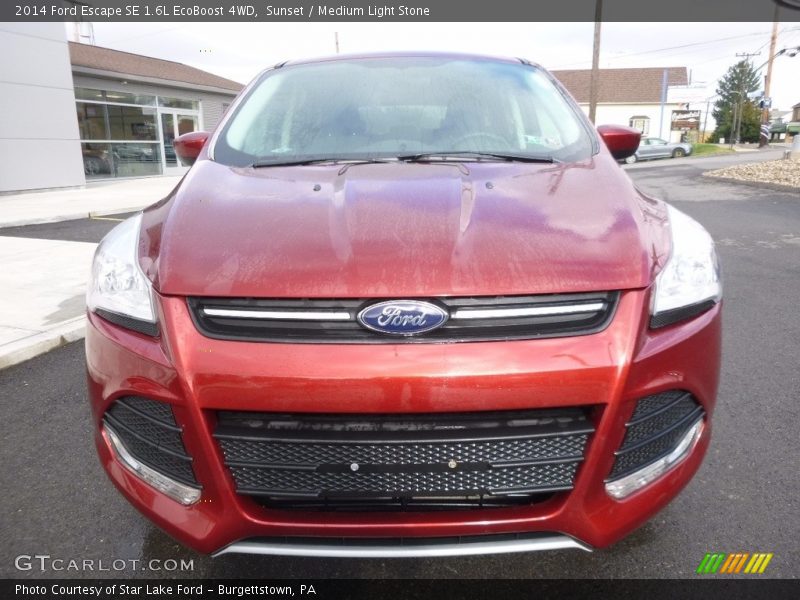 Sunset / Medium Light Stone 2014 Ford Escape SE 1.6L EcoBoost 4WD