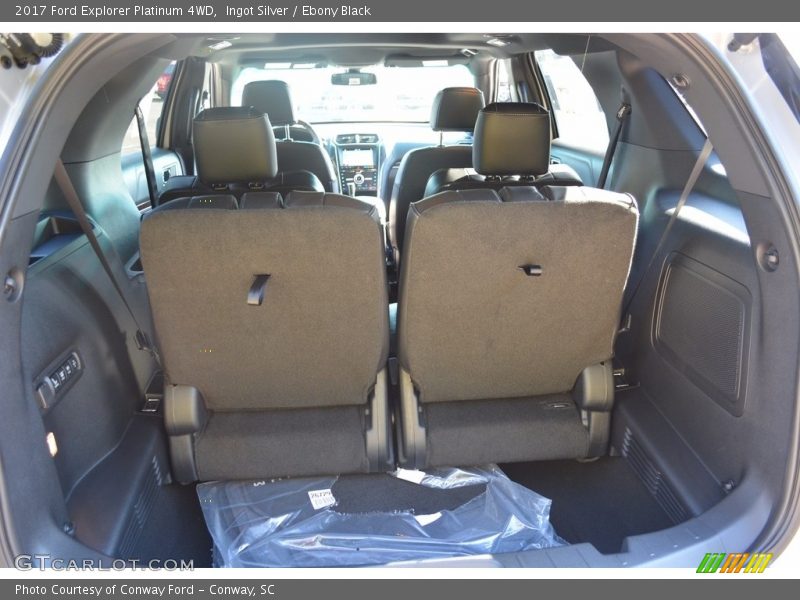 Ingot Silver / Ebony Black 2017 Ford Explorer Platinum 4WD