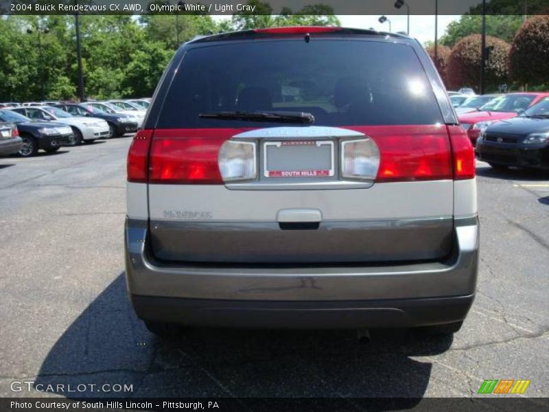 Olympic White / Light Gray 2004 Buick Rendezvous CX AWD