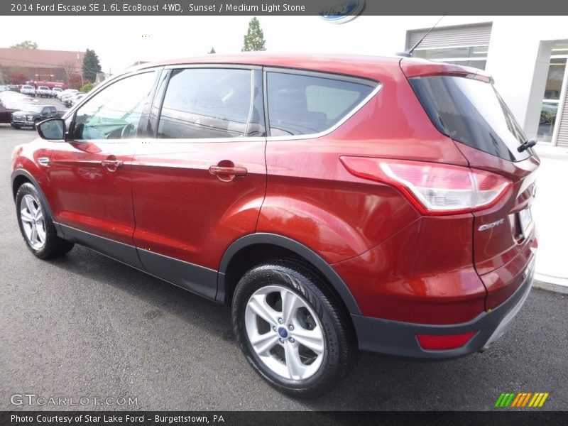 Sunset / Medium Light Stone 2014 Ford Escape SE 1.6L EcoBoost 4WD