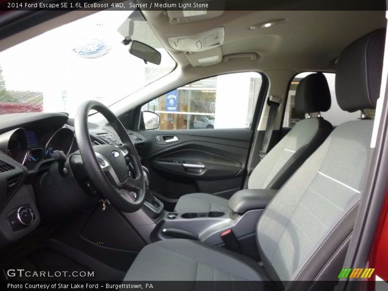 Sunset / Medium Light Stone 2014 Ford Escape SE 1.6L EcoBoost 4WD