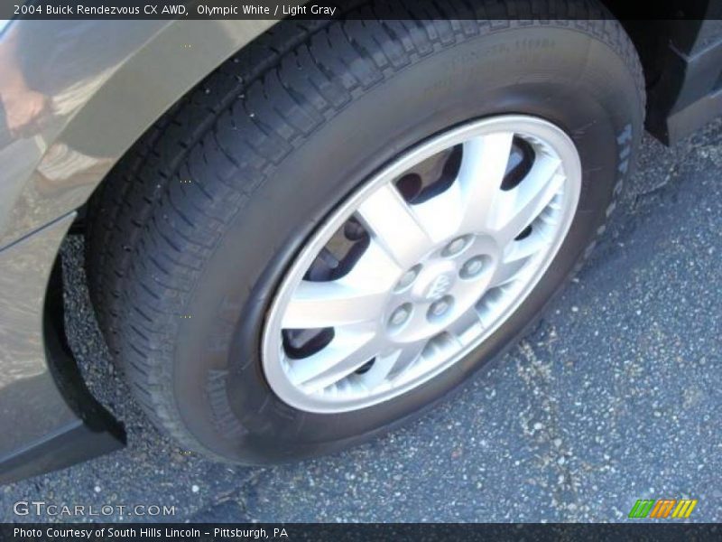 Olympic White / Light Gray 2004 Buick Rendezvous CX AWD