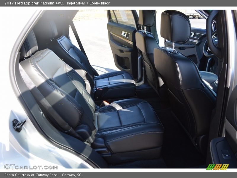 Rear Seat of 2017 Explorer Platinum 4WD