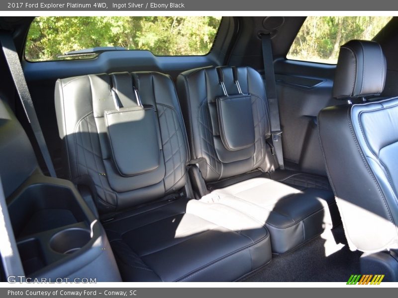 Rear Seat of 2017 Explorer Platinum 4WD