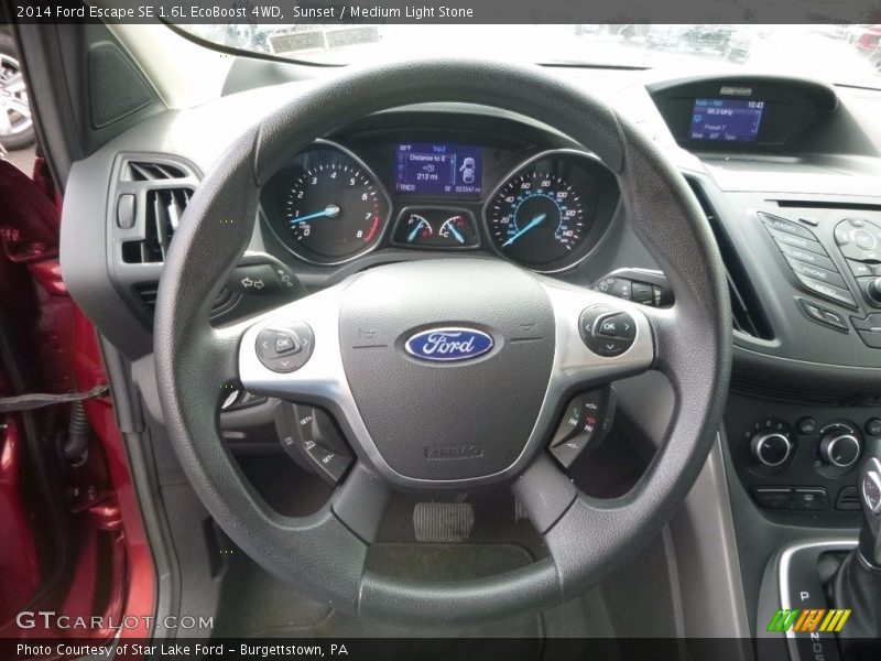 Sunset / Medium Light Stone 2014 Ford Escape SE 1.6L EcoBoost 4WD