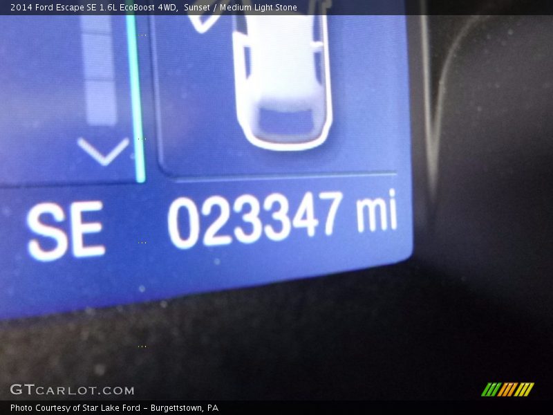 Sunset / Medium Light Stone 2014 Ford Escape SE 1.6L EcoBoost 4WD