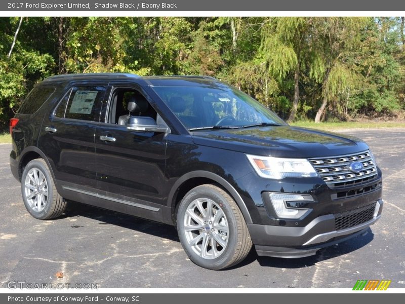 Shadow Black / Ebony Black 2017 Ford Explorer Limited