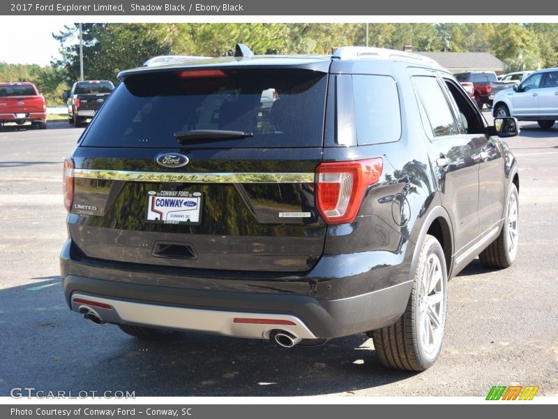 Shadow Black / Ebony Black 2017 Ford Explorer Limited