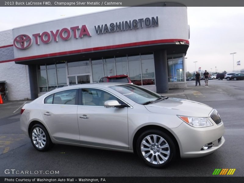 Champagne Silver Metallic / Cashmere 2013 Buick LaCrosse FWD