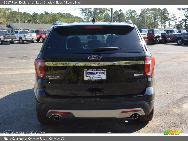 Shadow Black / Ebony Black 2017 Ford Explorer Limited