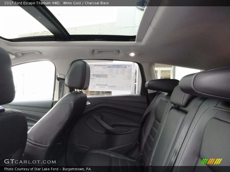 White Gold / Charcoal Black 2017 Ford Escape Titanium 4WD
