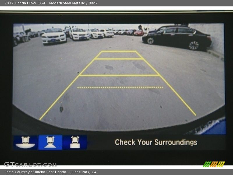 Modern Steel Metallic / Black 2017 Honda HR-V EX-L