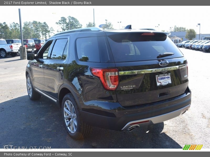 Shadow Black / Ebony Black 2017 Ford Explorer Limited