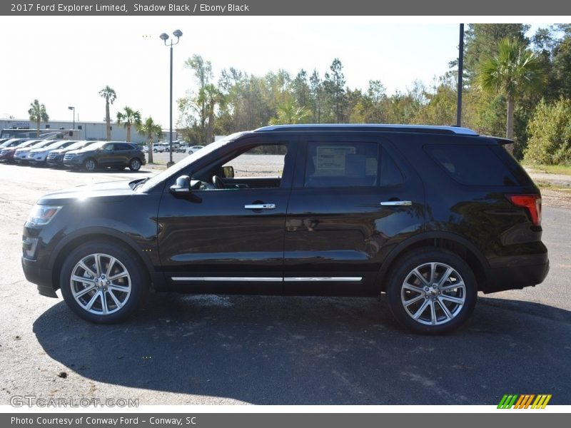 Shadow Black / Ebony Black 2017 Ford Explorer Limited