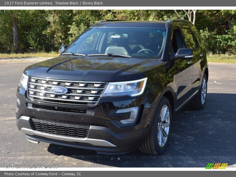 Shadow Black / Ebony Black 2017 Ford Explorer Limited