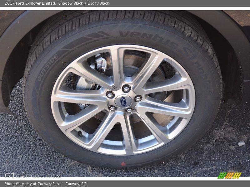 Shadow Black / Ebony Black 2017 Ford Explorer Limited