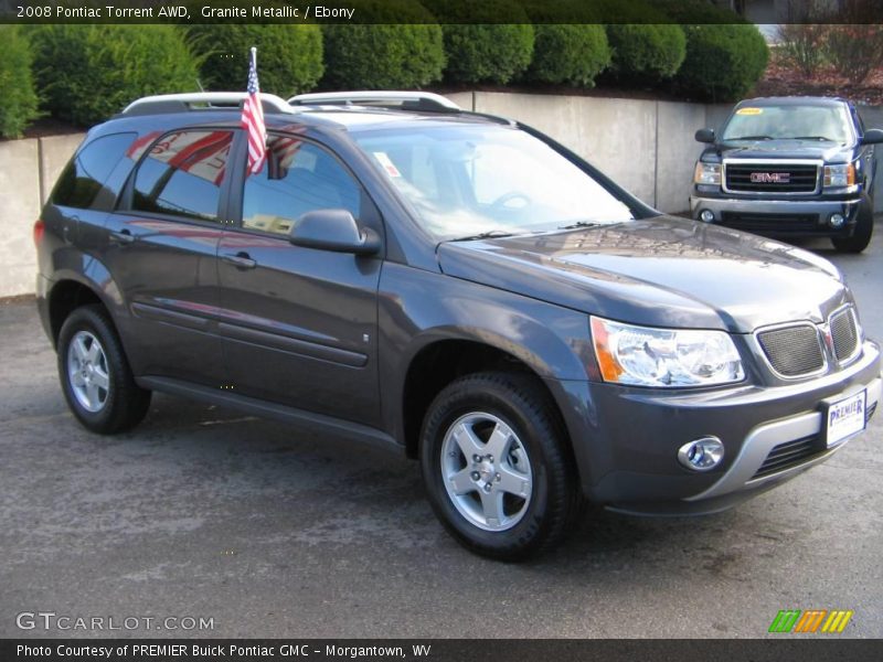 Granite Metallic / Ebony 2008 Pontiac Torrent AWD