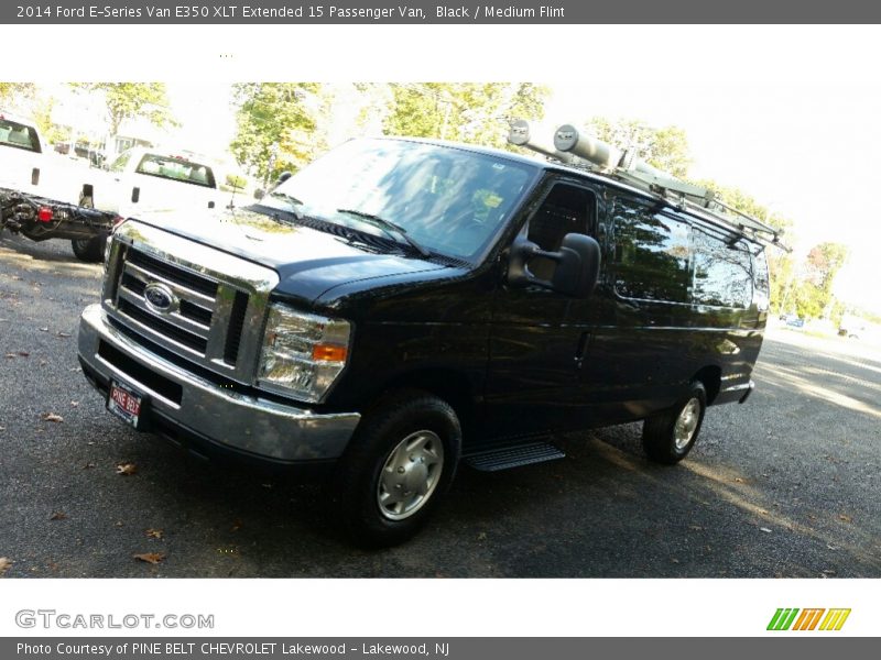 Black / Medium Flint 2014 Ford E-Series Van E350 XLT Extended 15 Passenger Van