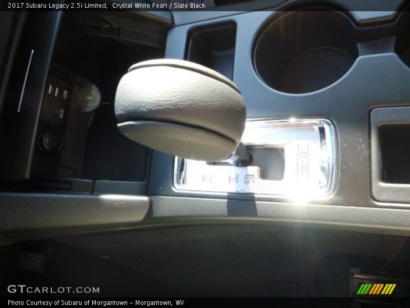 Crystal White Pearl / Slate Black 2017 Subaru Legacy 2.5i Limited