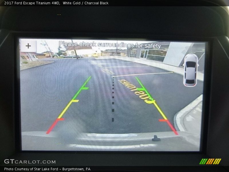 White Gold / Charcoal Black 2017 Ford Escape Titanium 4WD