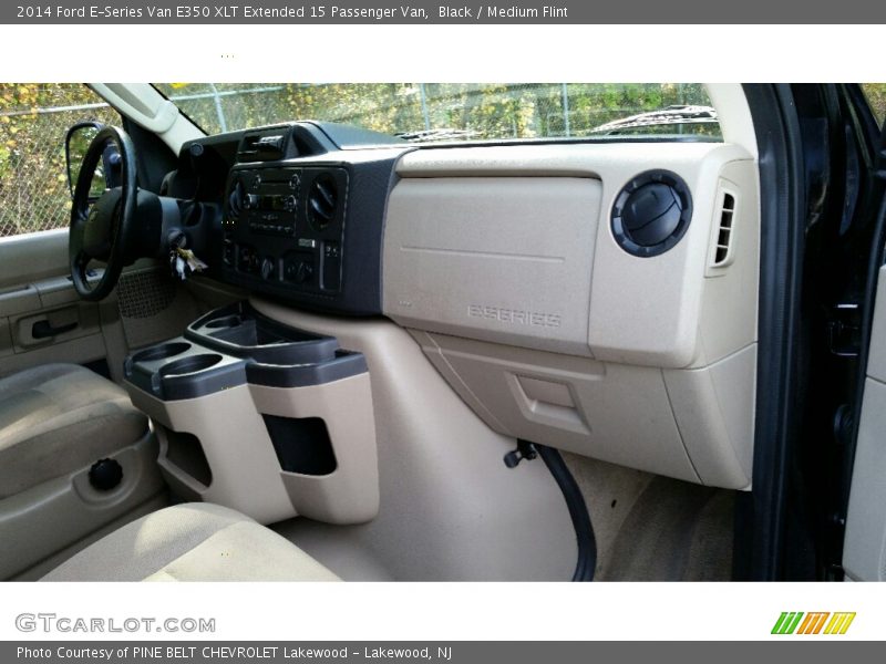 Black / Medium Flint 2014 Ford E-Series Van E350 XLT Extended 15 Passenger Van