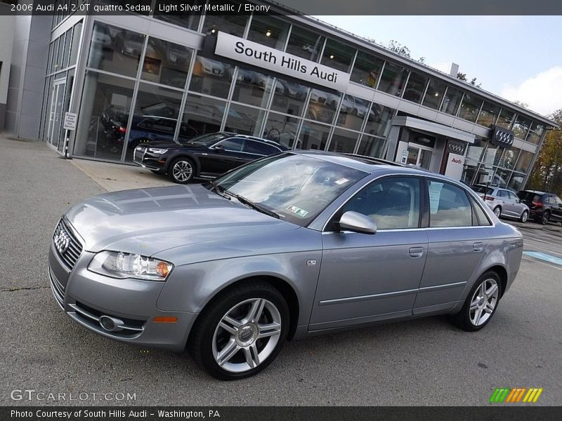 Light Silver Metallic / Ebony 2006 Audi A4 2.0T quattro Sedan