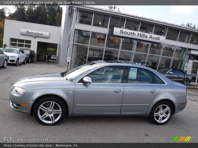 Light Silver Metallic / Ebony 2006 Audi A4 2.0T quattro Sedan
