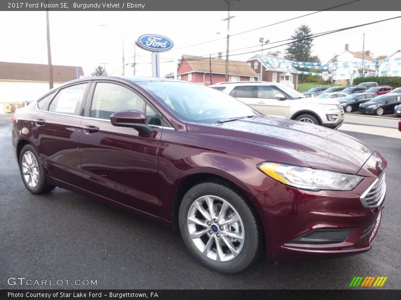 Burgundy Velvet / Ebony 2017 Ford Fusion SE
