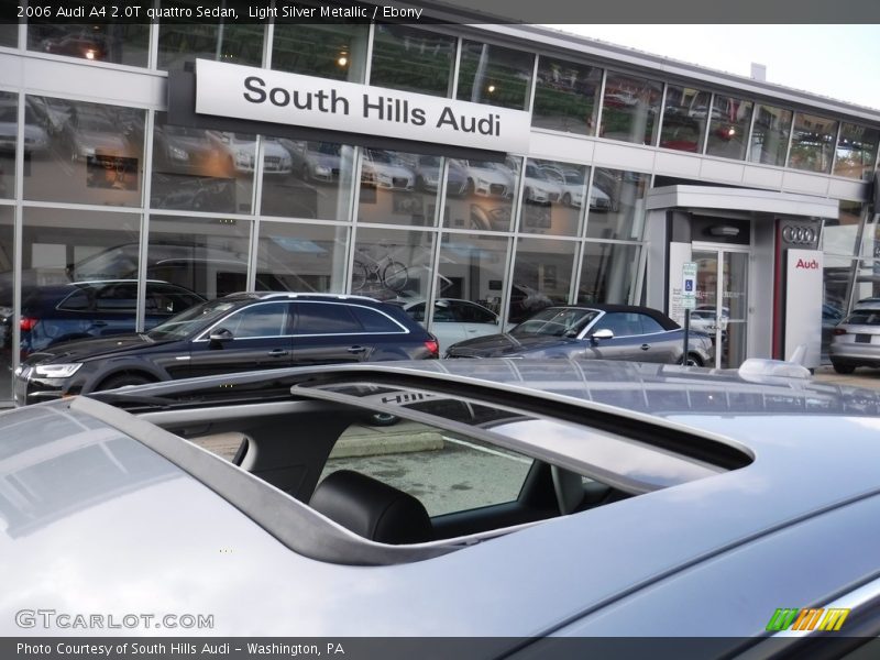 Light Silver Metallic / Ebony 2006 Audi A4 2.0T quattro Sedan
