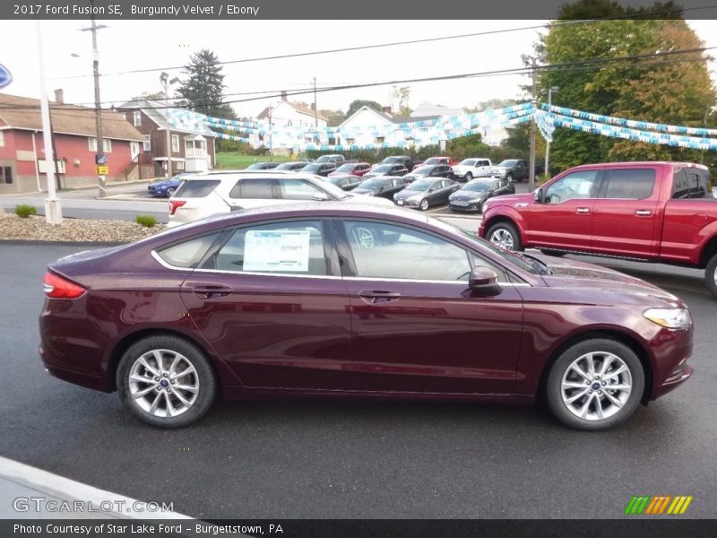Burgundy Velvet / Ebony 2017 Ford Fusion SE