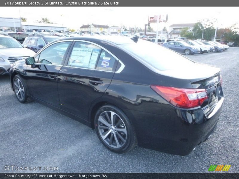 Crystal Black Silica / Slate Black 2017 Subaru Legacy 2.5i Limited