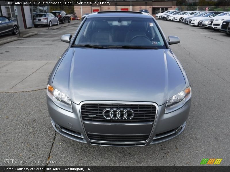 Light Silver Metallic / Ebony 2006 Audi A4 2.0T quattro Sedan