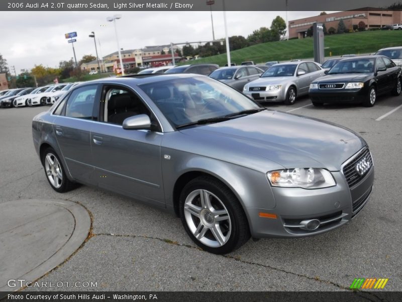 Light Silver Metallic / Ebony 2006 Audi A4 2.0T quattro Sedan