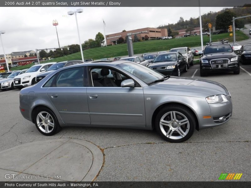 Light Silver Metallic / Ebony 2006 Audi A4 2.0T quattro Sedan