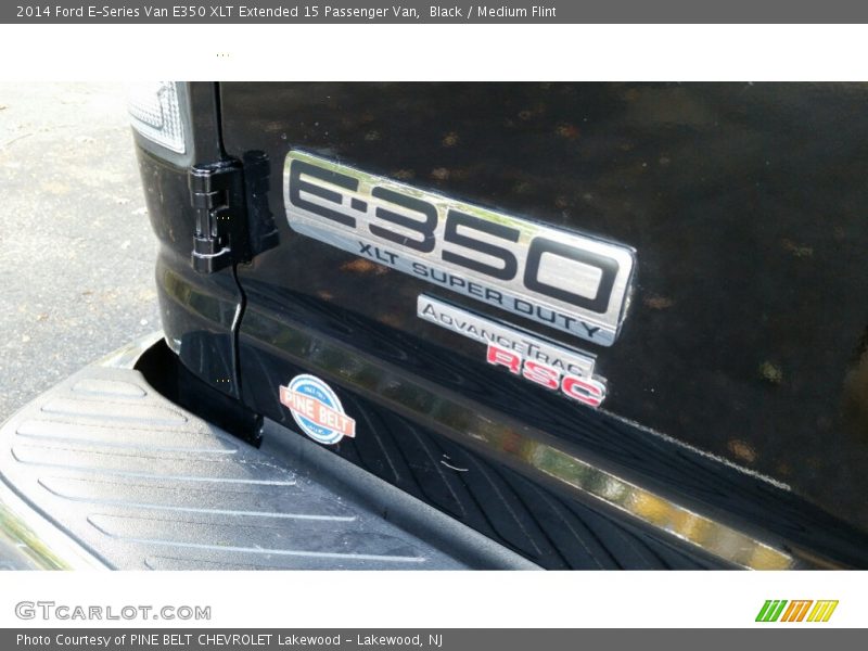 Black / Medium Flint 2014 Ford E-Series Van E350 XLT Extended 15 Passenger Van