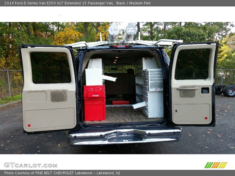 Black / Medium Flint 2014 Ford E-Series Van E350 XLT Extended 15 Passenger Van
