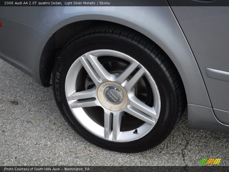 Light Silver Metallic / Ebony 2006 Audi A4 2.0T quattro Sedan